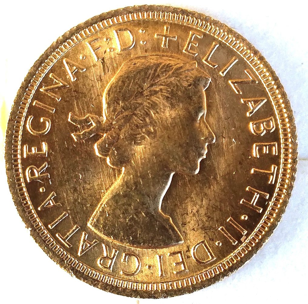 Regatul Unit. Elizabeth II. Sovereign 1967 #1.0