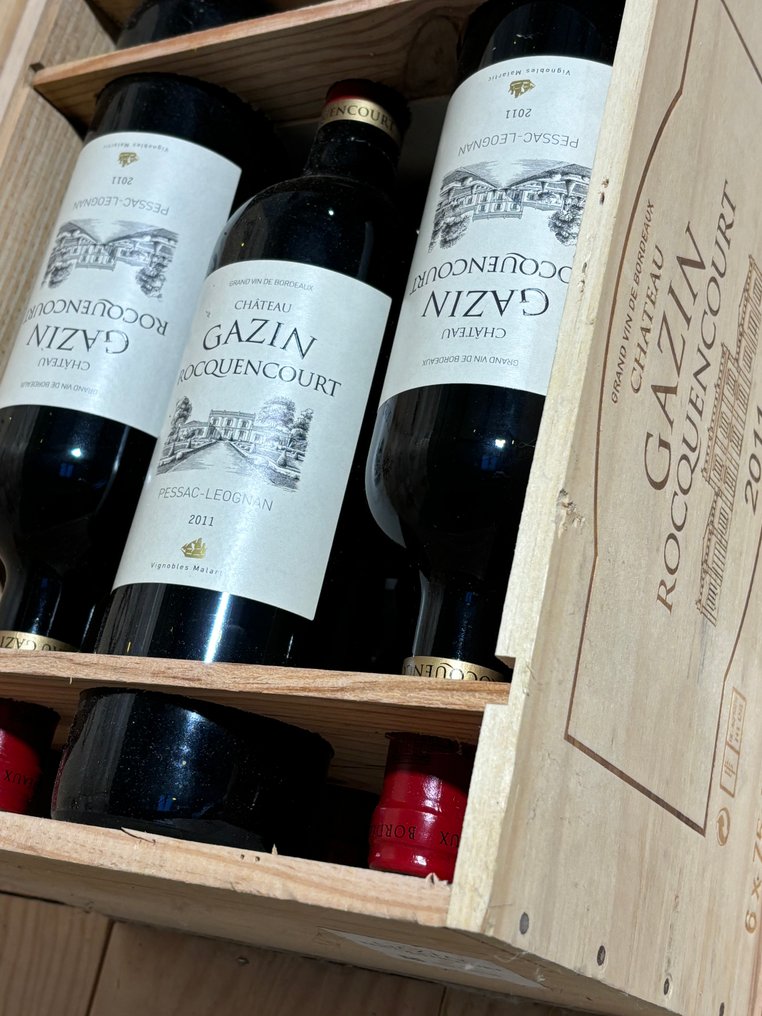 2011 Chateau Gazin Rocquencourt - Pessac-Léognan - 6 Pullot (0.7 L) #2.1