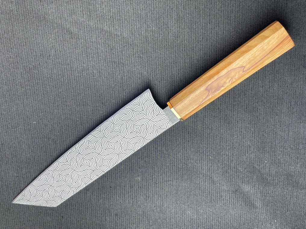厨刀 - R421 - 钢, 木, 黄铜 - 西班牙 - 厨师用 Gyuto 刀 #2.1