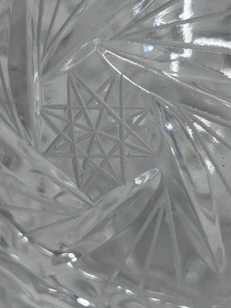 Bonbon basket (2) - with lid - Glass, Crystal - set of 2 candy bowls #4.3