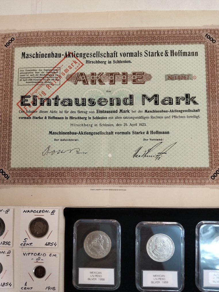 Mexico, Frankrijk, Spanje. World collection coins lot with silver and banknotes 110 coins in total 1728 - 1960s (Zonder minimumprijs) #2.1