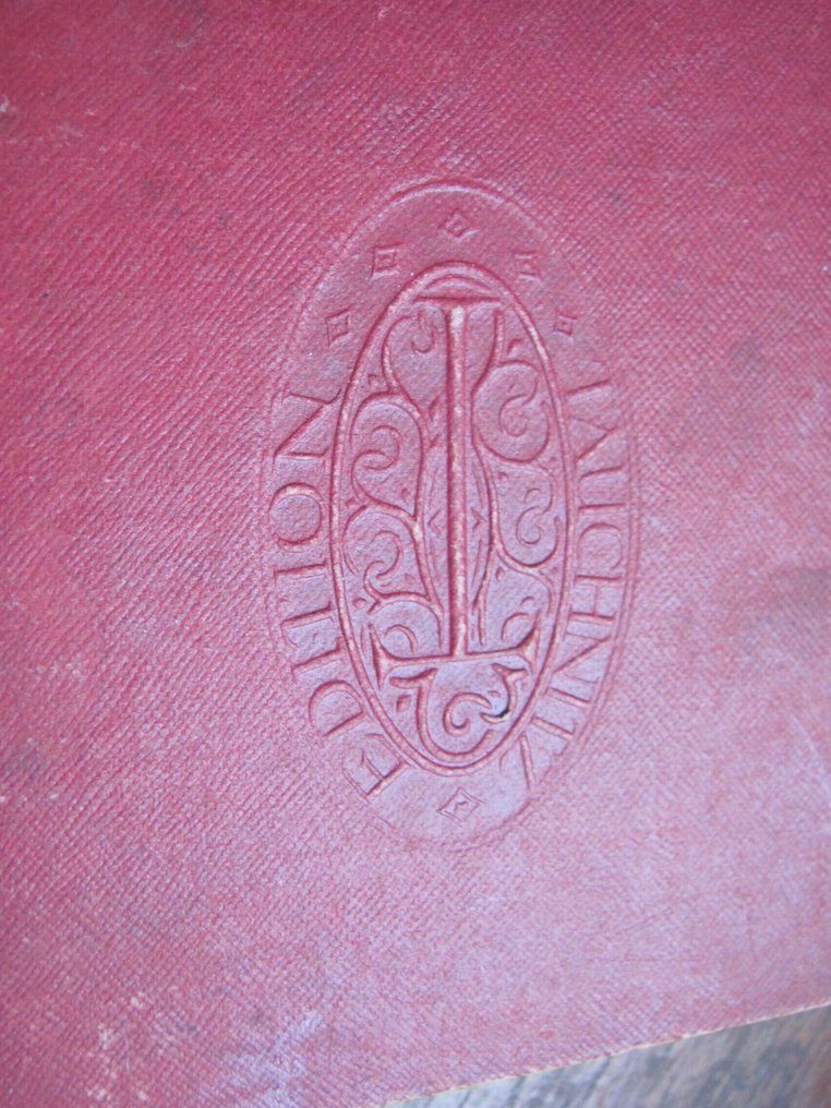 Mark Twain - The adventures of Huckleberry Finn Tauchnitz edition in two volumes. - 1885 #1.0