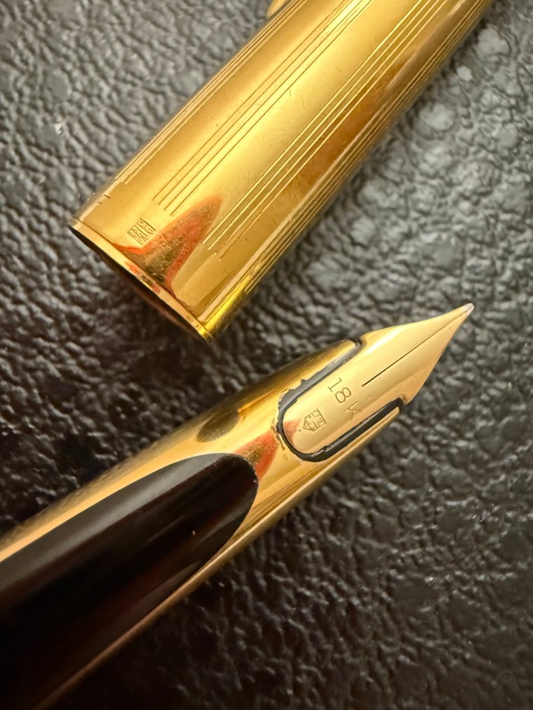 Waterman - C/F Plaqué Oro (18 Kts) - Fyldepen #1.0