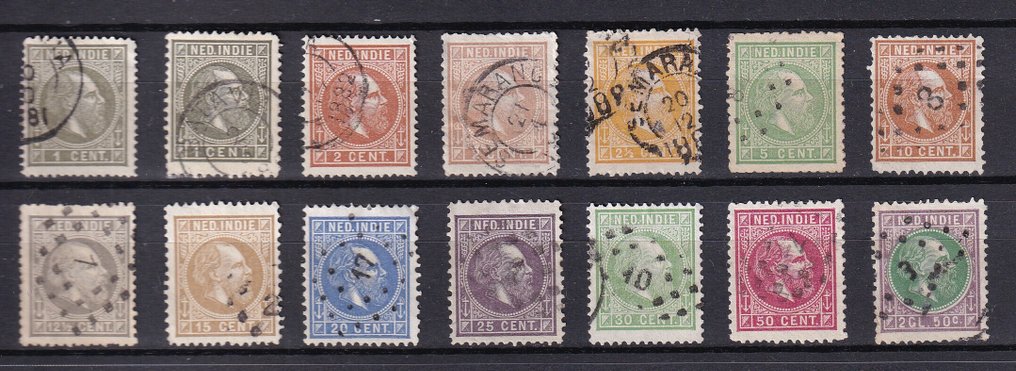 Nederlands-Indië 1870 - Willem III - NVPH 3 - 16 #1.0