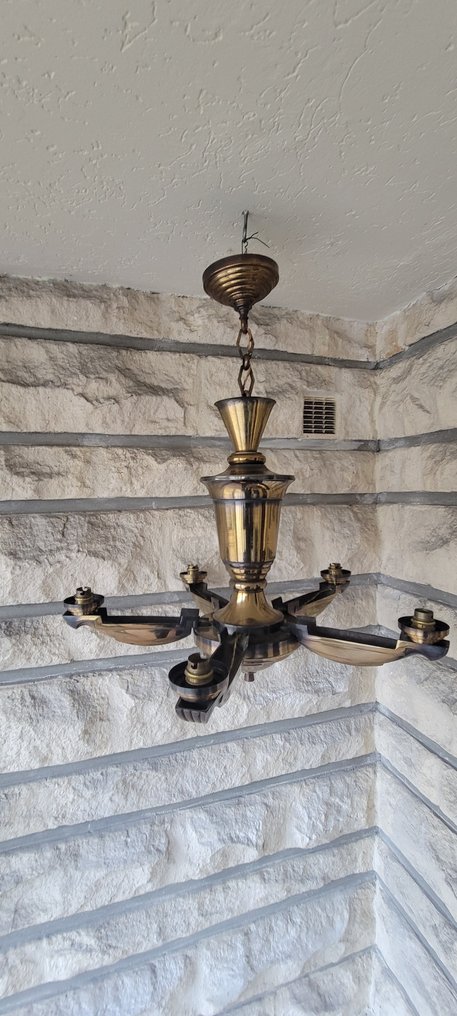 枝形吊灯 - 镀金黄铜 #3.2