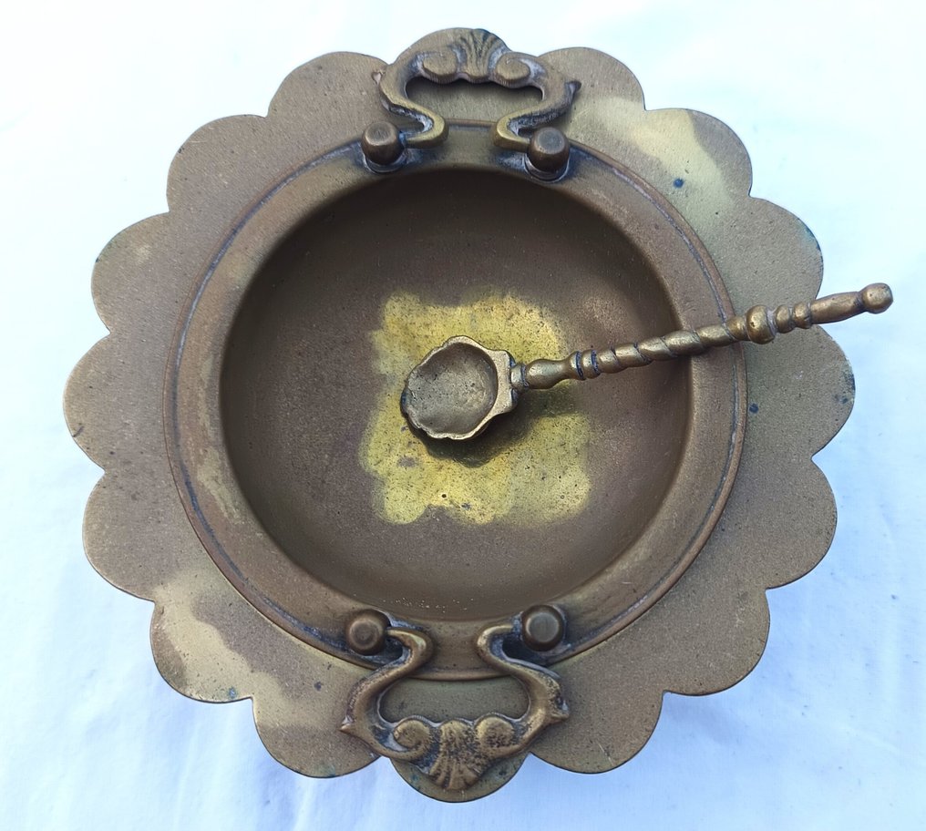 Røkelseskar - Forgylt bronse #1.0