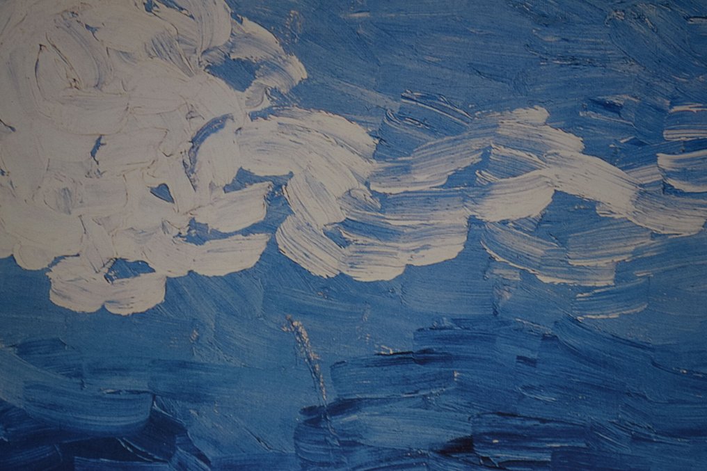 Vincent Van Gogh - "Weath field under a cloudy Sky" - Original vintage poster - year 1996 #2.1