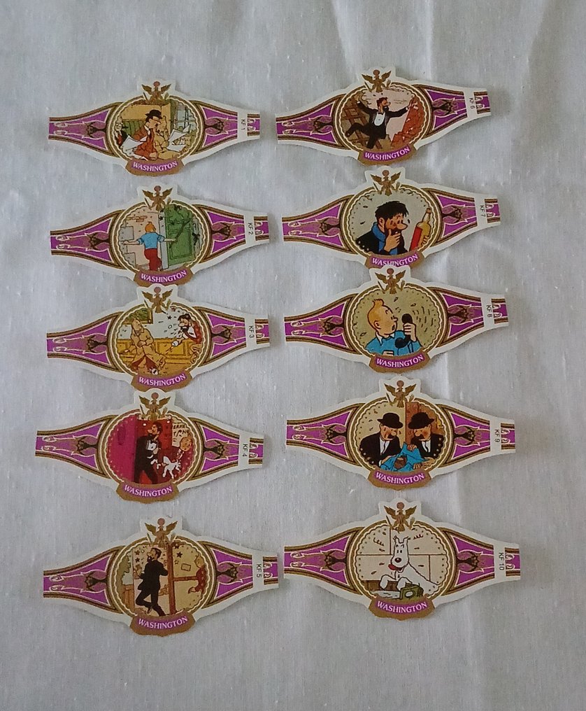 Kuifje , Tintin - Washington - 120 Fazzoletti di sigaro #1.0