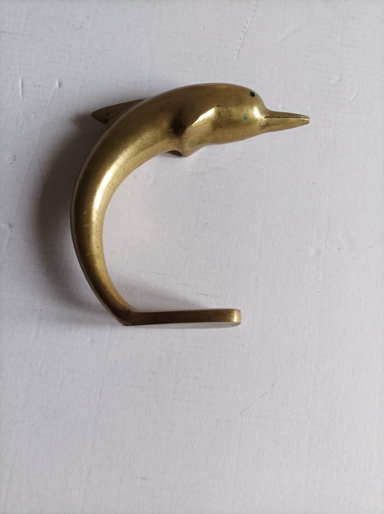 Figure - Pareja de delfines de latón (2) - Brass #4.3