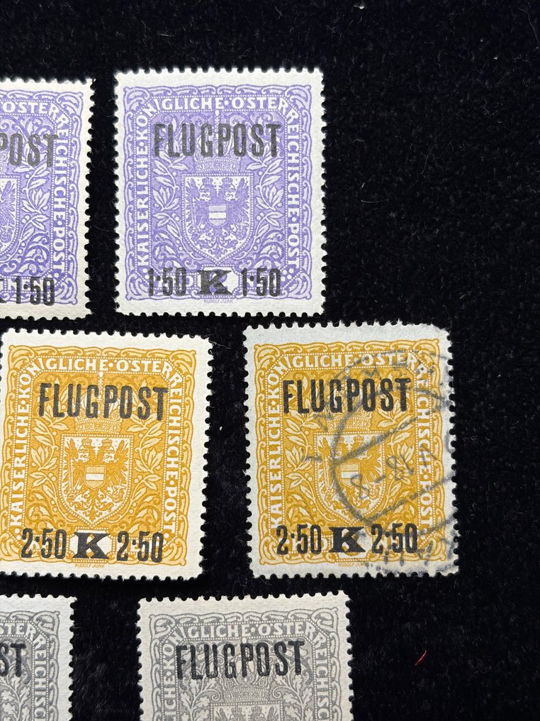 Austria - Timbre poștale aeriene austriece (Poșta Imperială) #4.3