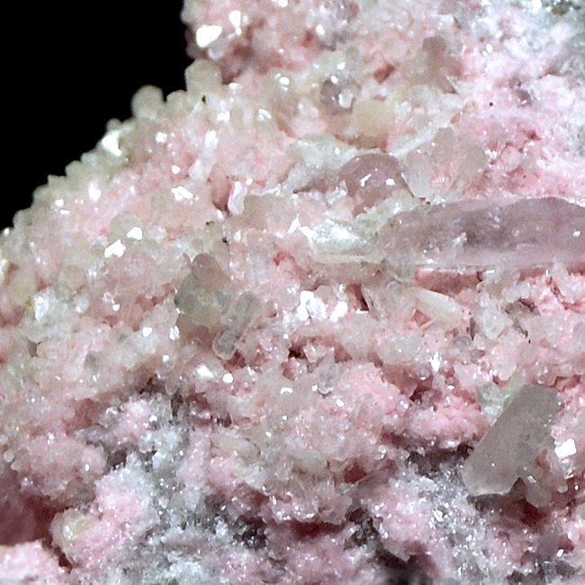 Rodochrozyt Kryształy na matrixie - Wysokość: 9 cm - Szerokość: 9 cm- 280 g #2.1