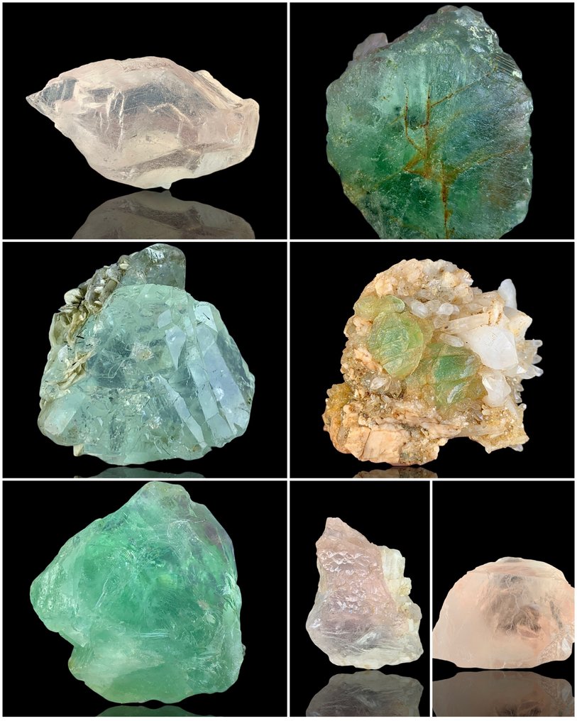 无底价萤石 水晶- 592 g - (7) #1.0