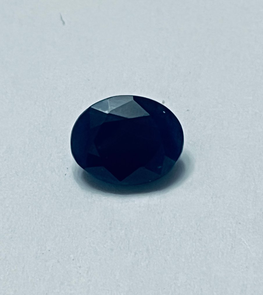Ingen mindstepris - 1 pcs Blå Safir - 3.38 ct - Antwerp Laboratory for Gemstone Testing (ALGT) #1.0