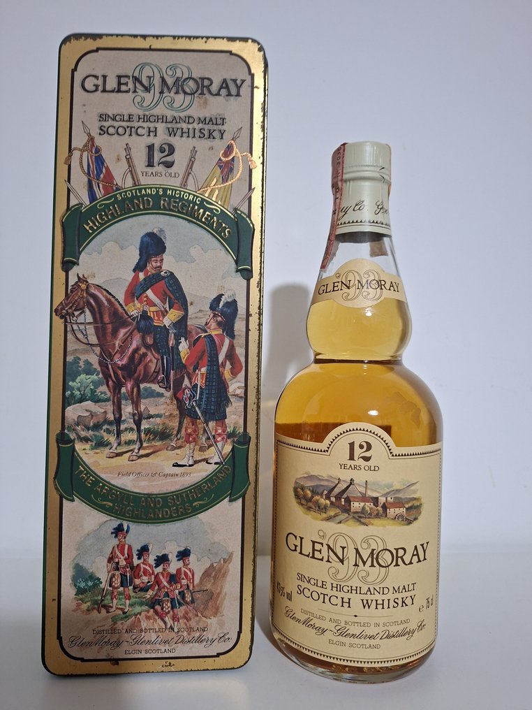 Glen Moray 12 years old Highland Regiments - b. Δεκαετία του 1980 - 75cl #1.0