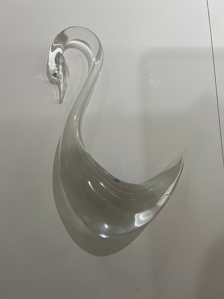 Livio Seguso - Szobor, Cigno in vetro - 38 cm - Üveg #1.0