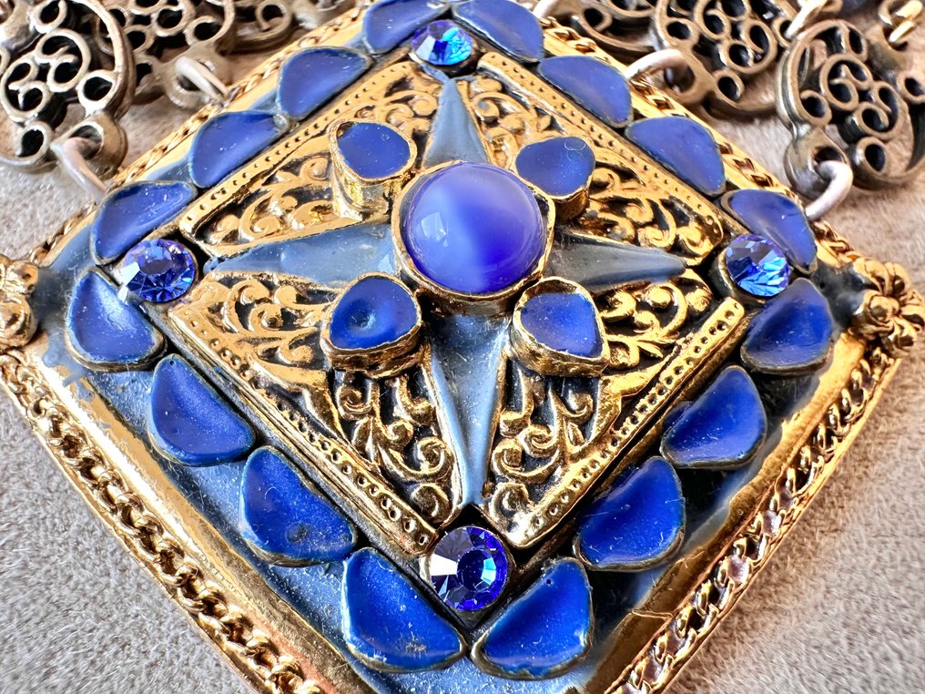 Other brand - 青金石 - Gold-plated, 黄铜色 - 2件套珠宝 - 由 Chorange Paris #4.3