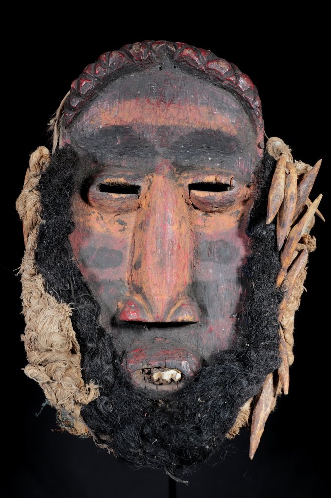 Μάσκα χορού - Αρχαία μάσκα πολέμου Guere - 28 εκ. - Côte d’Ivoire  (χωρίς τιμή ασφαλείας) #1.0