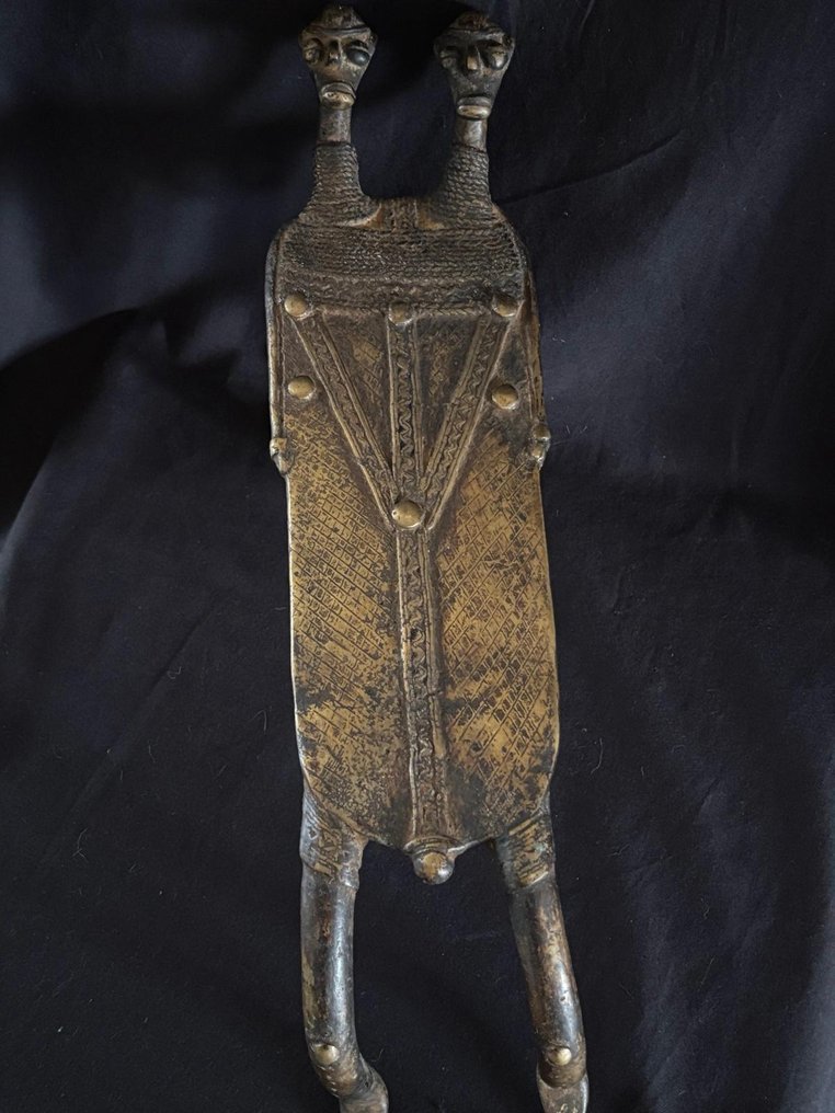 stool - Lobi stool with 2 heads - Lobi - Burkina Faso #4.3