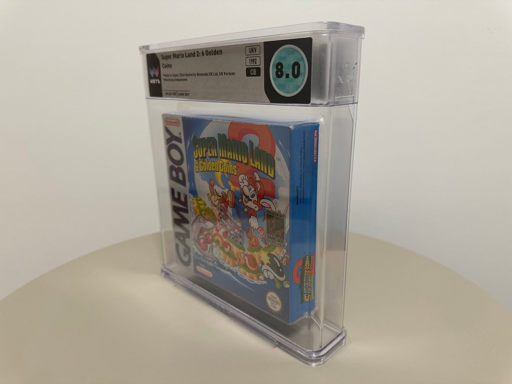 Nintendo - Gameboy Classic - Rare Opportunity! Super Mario Land 2: 6 Golden Coins (Game Boy, 1992) – WATA 8.0 CIB – Collector’s - Video game - In original box #3.2