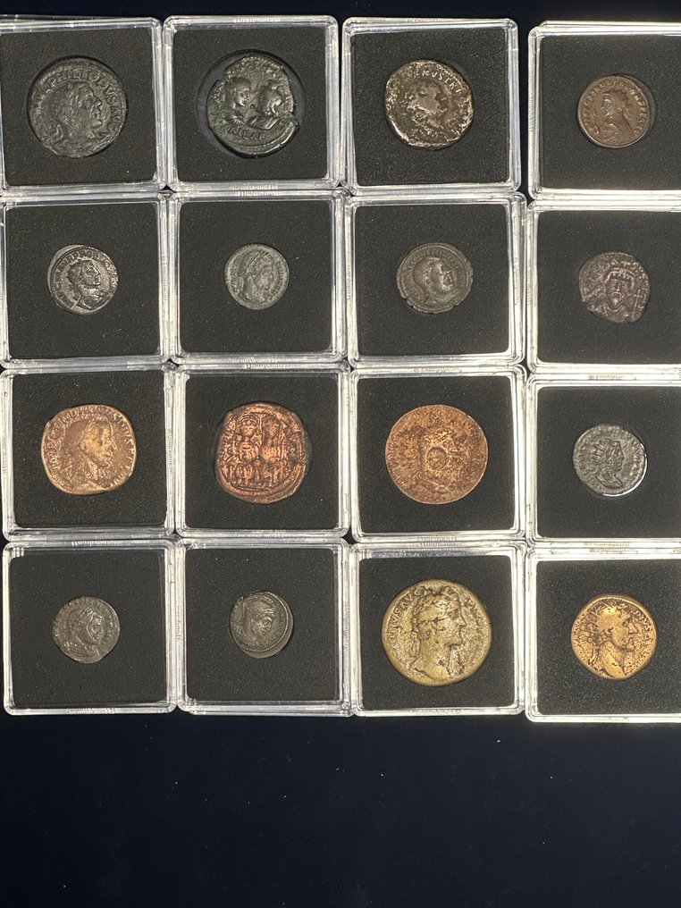 Ρωμαϊκή Αυτοκρατορία Set of 16 larger Roman coins extremely RARE (χωρίς τιμή ασφαλείας) #1.0