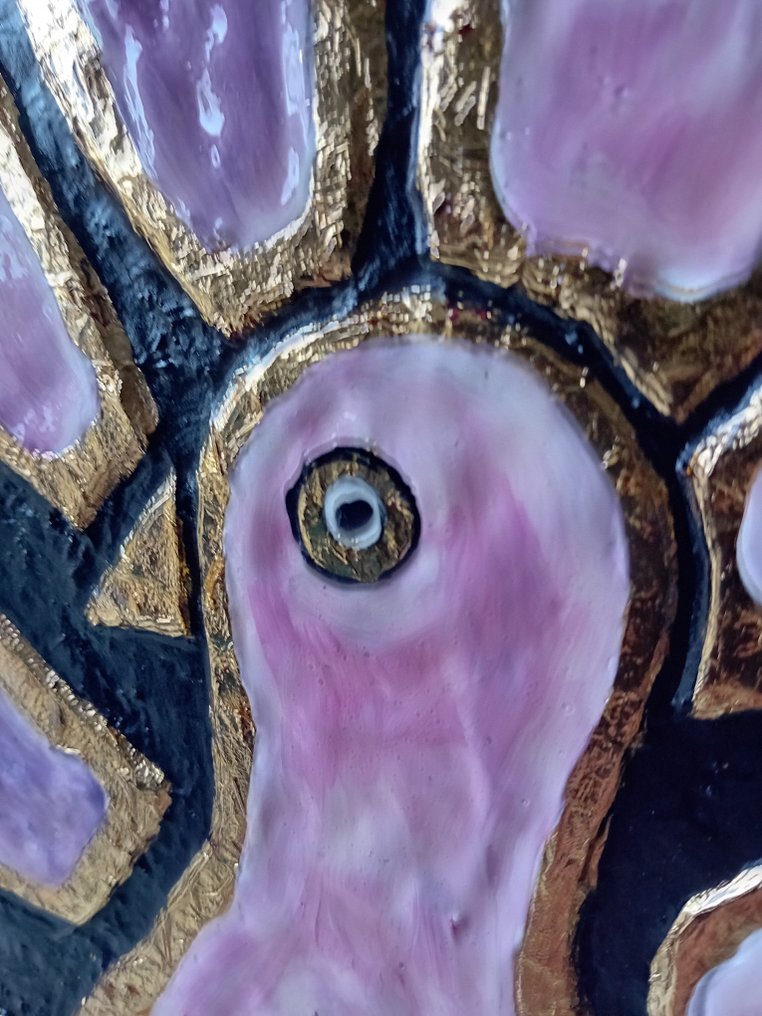 K. Line - In the manner of Mithé Espelt - Oglindă - Lemn, Sticlă - oglindă, foiță de aur #4.3