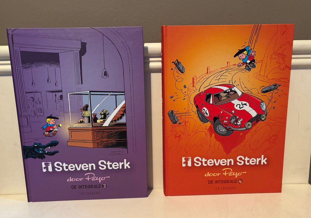 Steven Sterk 1 t/m 5 - Complete reeks HC Integraal - 5 Album - Première édition belge - 2017/2019 #3.2