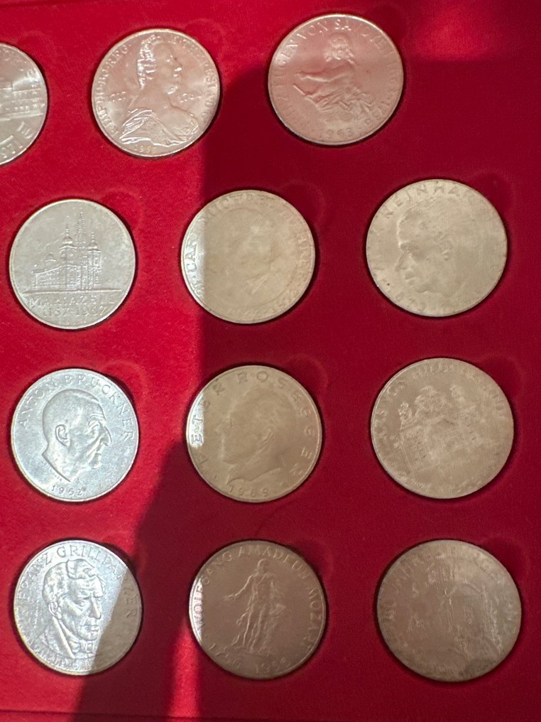 奧地利. 19 monete commemorative d'argento #3.2