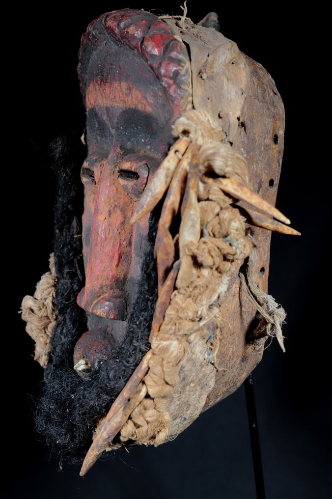 Μάσκα χορού - Αρχαία μάσκα πολέμου Guere - 28 εκ. - Côte d’Ivoire  (χωρίς τιμή ασφαλείας) #2.1