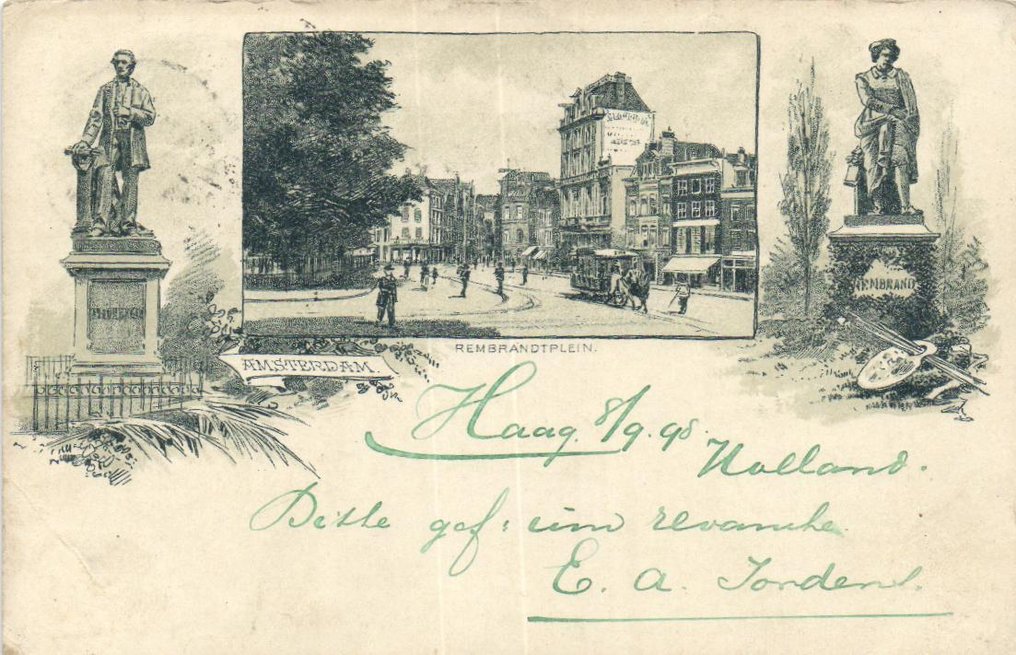 Netherlands - Before 1900 - Beautiful!!! - All stamped, with a few art cards and a few lithographs. - Postcard (43) - 1896-1899 #4.3