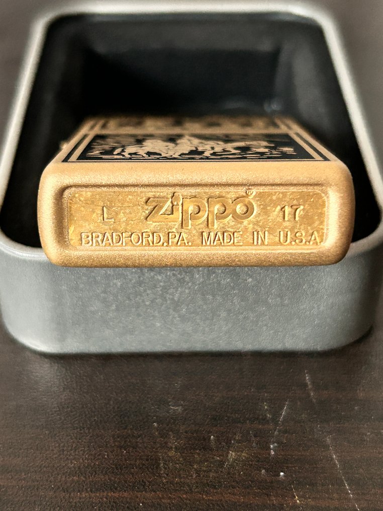 Zippo - L17-Don Quichot - Ingen reservasjonspris - Lighter - Stål #4.3