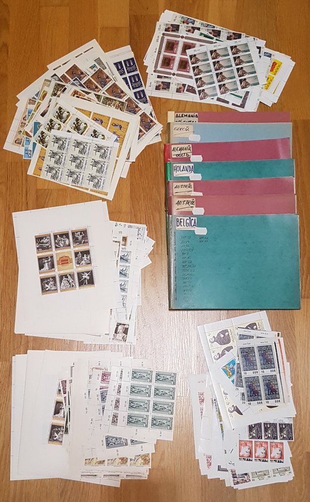 比利时、荷兰、德国、希腊和奥地利 1949/1984 - 不同数量的材料积累 #1.0