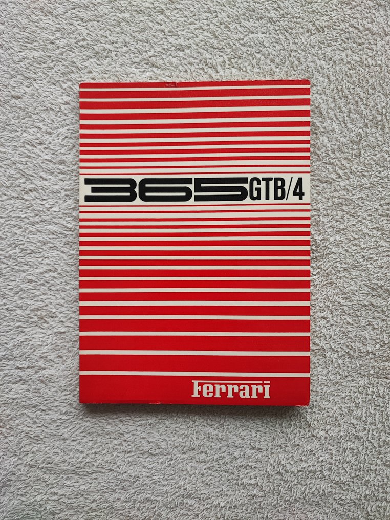 Manual - Ferrari - 365 GTB/4 - 1970 #1.0