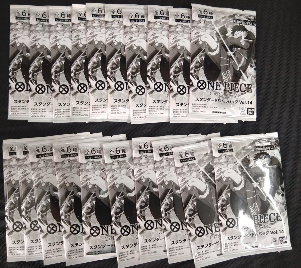 Bandai - 20 Sealed card - One Piece - Standard Battle Pack Vol.14 #1.0