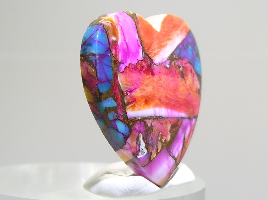 Turchese Cabochon - Altezza: 28 mm - Larghezza: 26 mm- 6.54 g - (1) #2.1