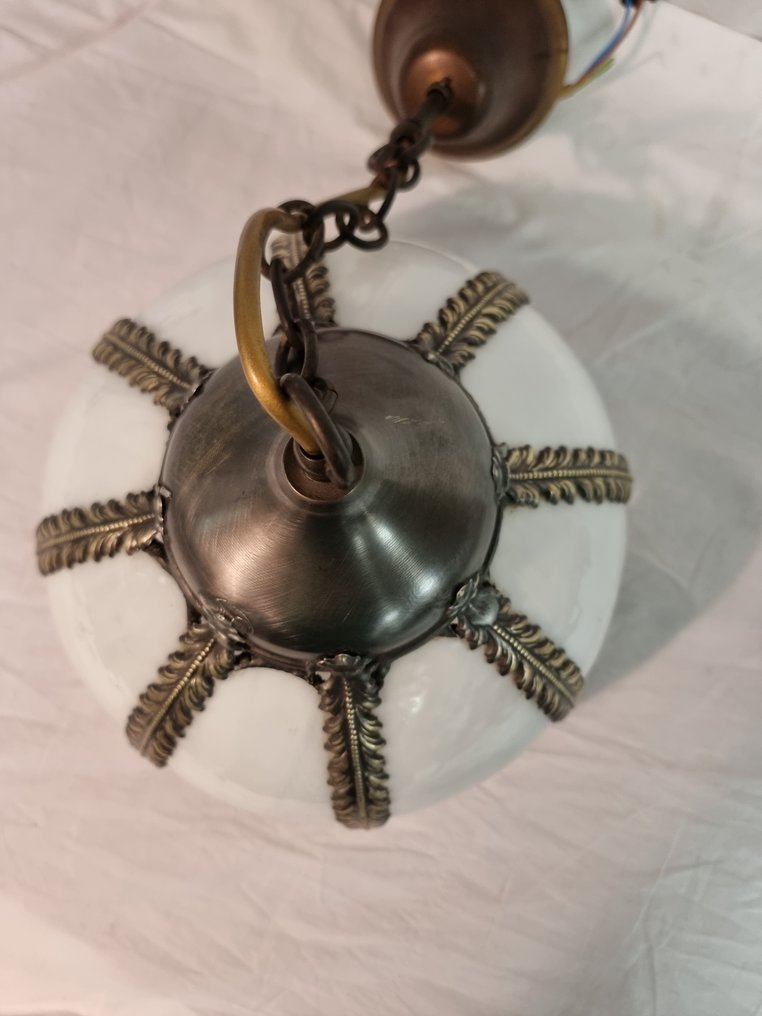 Lampada a sospensione - Vetro, Ottone - Tiffany STYLE con ottone #4.3