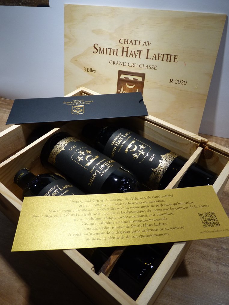 2020 Chateau Smith Haut Lafitte - Pessac-Léognan Grand Cru Classé - 3 Bottles (0.75L) #1.0
