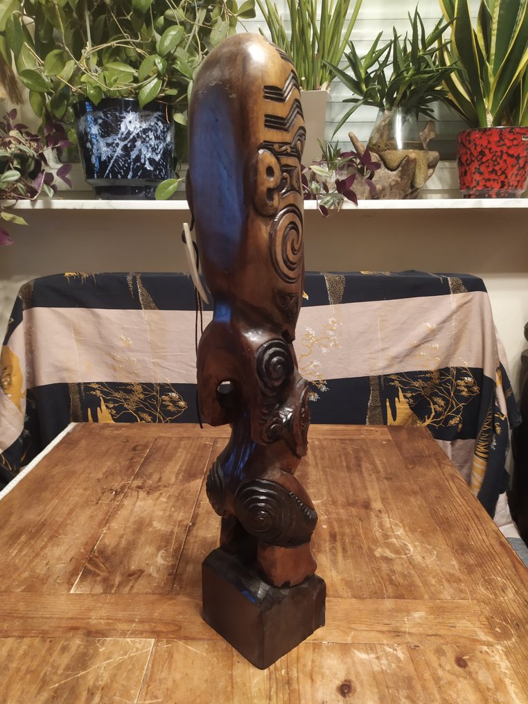60cm χειροποίητο σκαλιστό Tiki - TekoTeko - Maori - Νέα Ζηλανδία #3.2