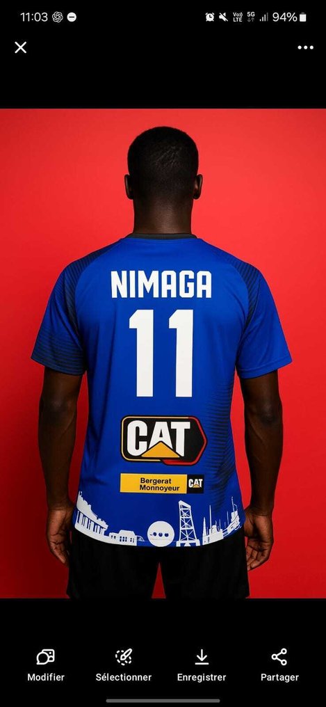 N1 Gonfreville Handball - Εθνικό Πρωτάθλημα Χάντμπολ 1 - NIMAGA - 2025 - Αθλητική φανέλα #1.0