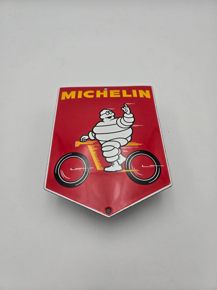 复古经典搪瓷标志 米其林 Bibendum - 琺瑯標誌牌 - 瑪瑙 #3.2