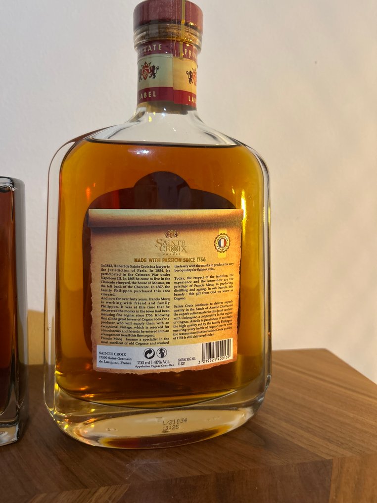 Sainte Croix - VSOP + XO Cognac - 70cl #2.1