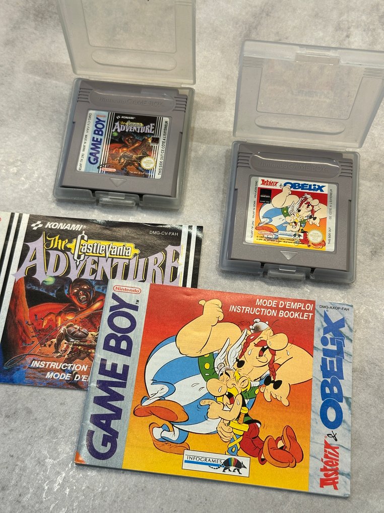 Nintendo - Gameboy Classic - Castlevania: The Adventure; Asterix & Obelix - Videojogo #1.0