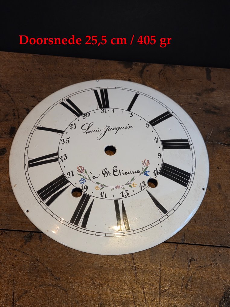 装饰饰品 - 珐琅钟表表盘 #4.3