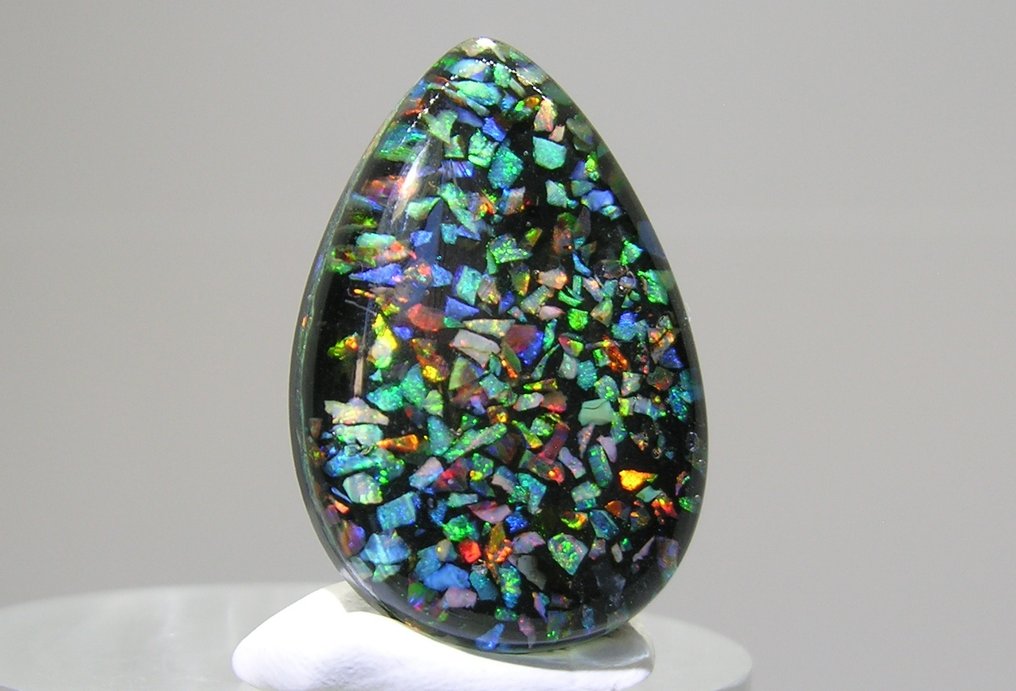 Opál Cabochon - Magasság: 26.9 mm - Szélesség: 18.8 mm- 4.8 g - (1) #4.3