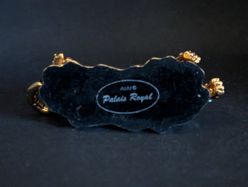 Swarovski - Statua, Juju Palais Royal - tijger ingelegd met Swarovski kristallen - 5.2 cm - Cristallo - 1990 #4.3