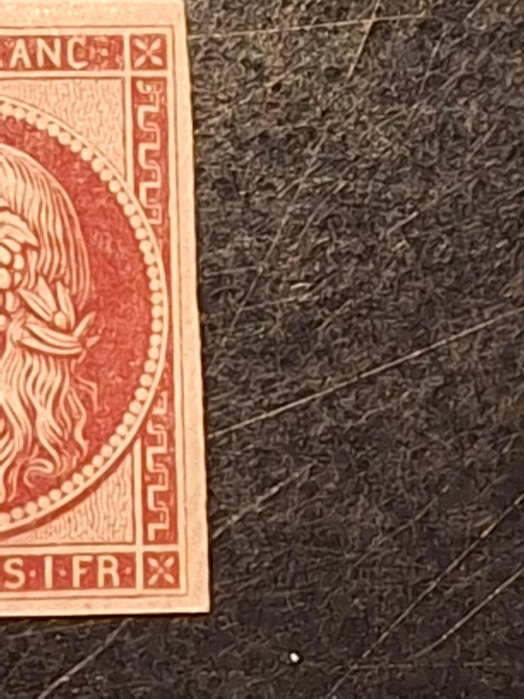 法國 1849/1849 - Ceres N° 6f neuf * 1862年再版 极佳的证明 #2.1