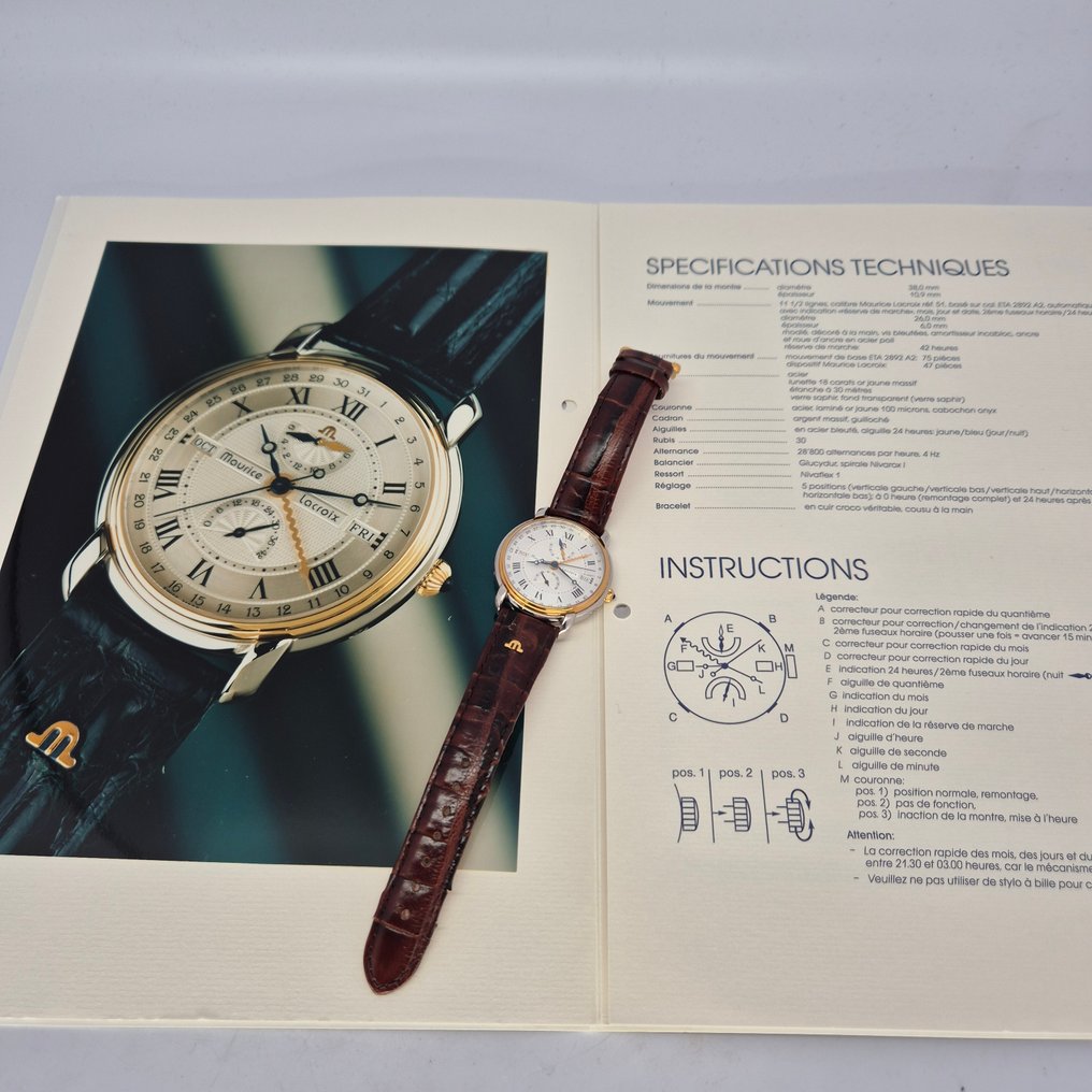 Maurice Lacroix - Masterpiece Calendrier - Ref. 51411 - χωρίς τιμή ασφαλείας - Άνδρες - 1990-1999  #3.2
