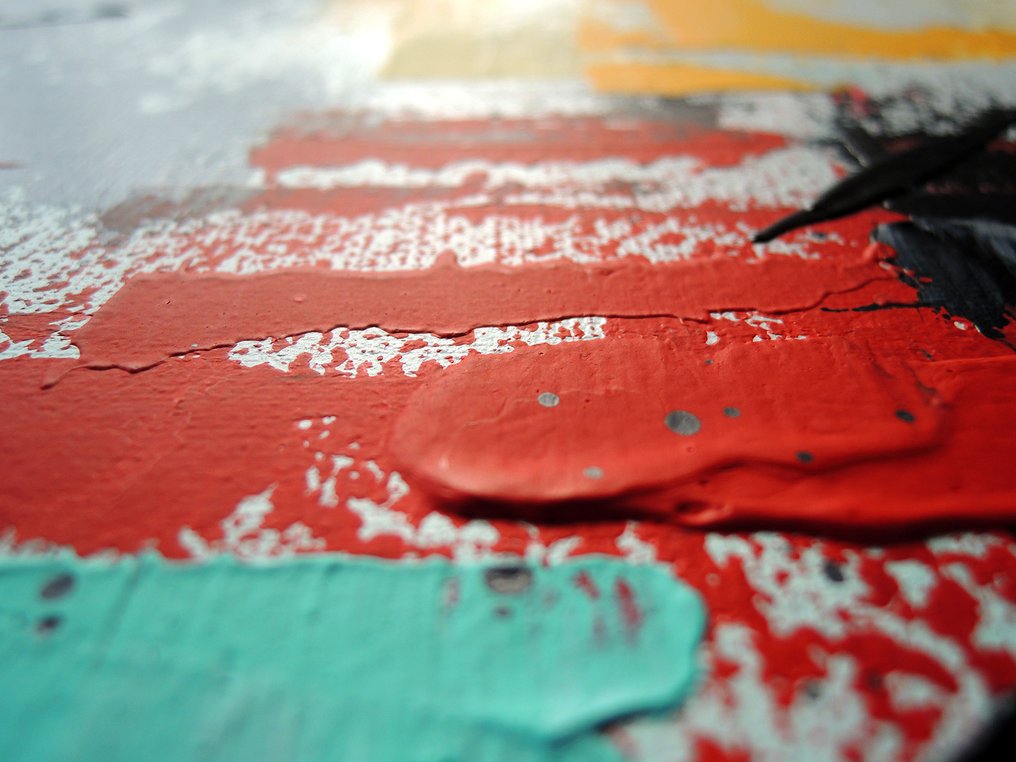 Monika Spiewak - Abstract - XXL - Oil Painting Stretched On The Frame - Ready To Hang - 1/1 Unique Piece #2.1