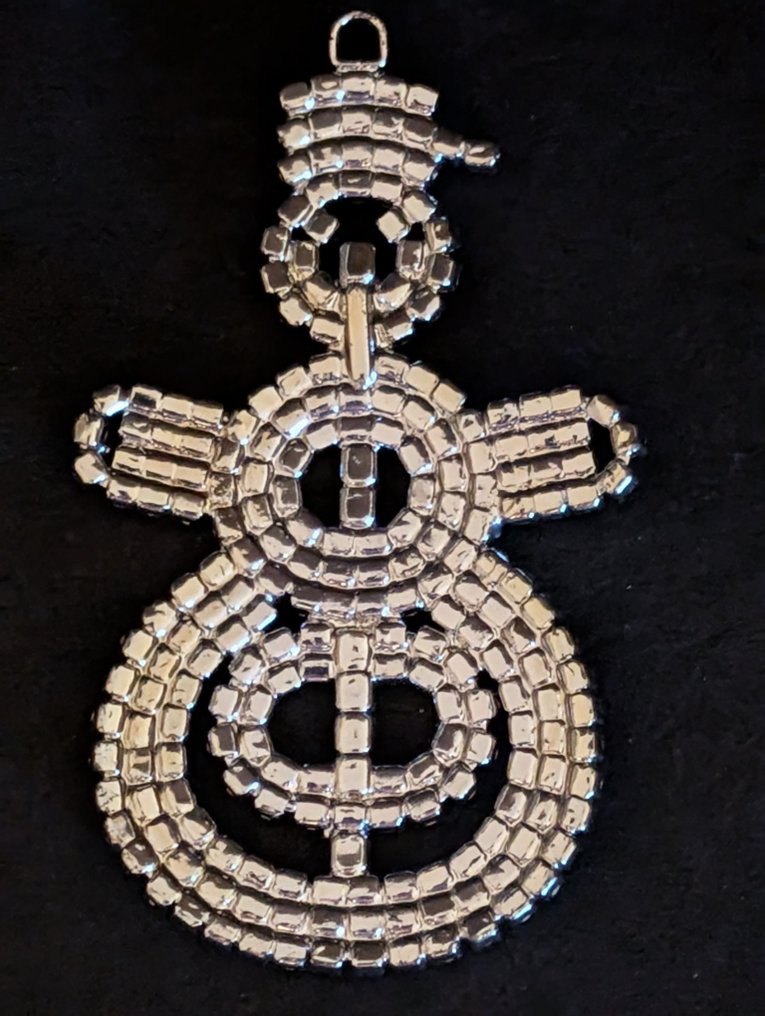 Statua, Swarovski sneeuwpop ornament - 7.8 cm - Cristallo #3.2