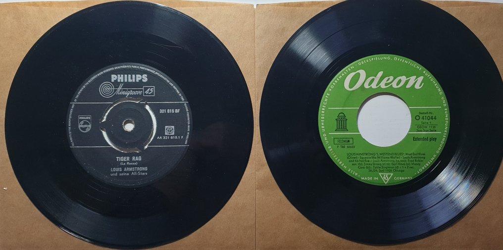 Erroll Garner, Artie Shaw, Ella Fitzgerald, Louis Armstrong, Mr. Acker Bilk, Oscar Peterson & More.. - Great collection of 44 x 7" singles, EP's and reissues in Vintage Jazz - 45 RPM 7" Single - 1954 #3.2