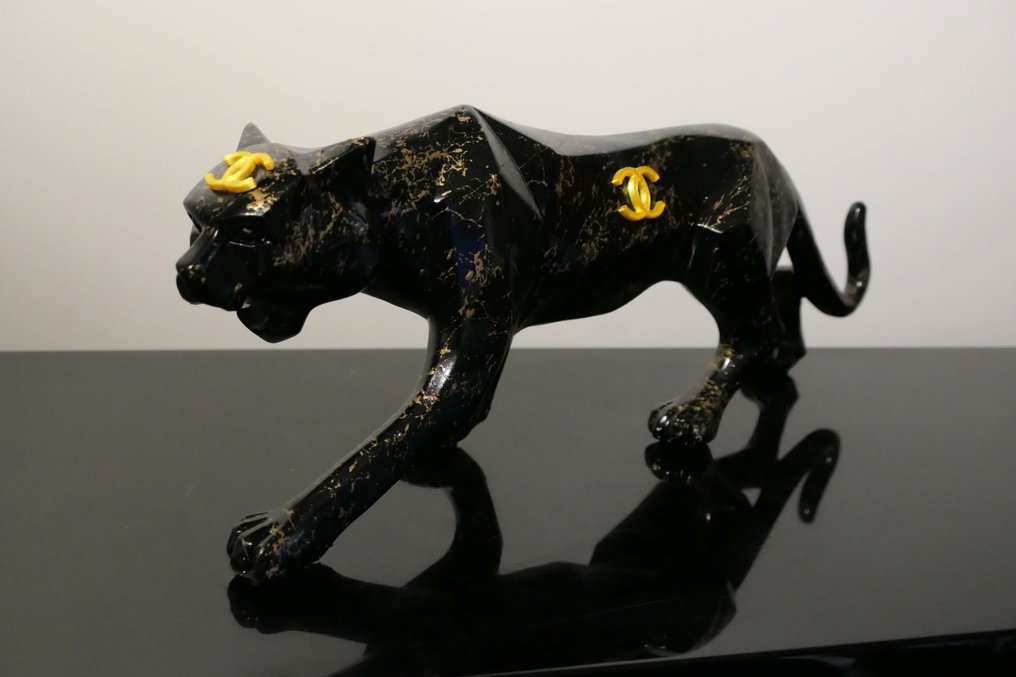 Rich'ART - Panthère version Chanel - XL Size : 46 cm de long #1.0